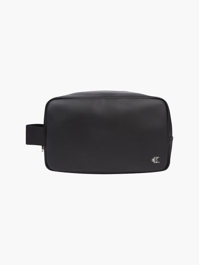 Calvin Klein Táskák & Kiegészítők HU700895 | Calvin Klein Faux Bőr Férfi Sminktáska Fekete
